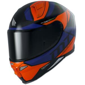 MT Helmets Integrální přilba na motorku Revenge 2 Scalpel modro-černo-oranžová + sleva 300,- na příslušenství - S: 55-56 cm