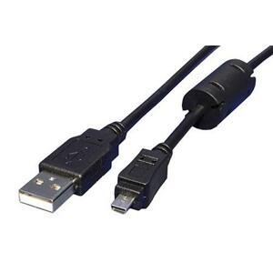 OEM Kabel USB A-miniUSB, Kodak U8, #1955137, 1,8m, černý