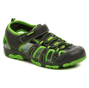 Cortina.be Slobby 152-0034-A1 černo zelené sandály - EU 33