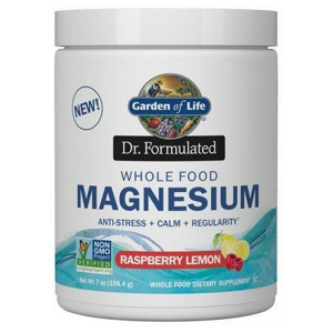 Garden of Life Magnesium Dr. Fomulated - Hořčík 198,4 g POUZE malina - citron (VÝPRODEJ)