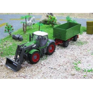 RC traktor se sklápěcím vozem a fukční lopatou (VÝPRODEJ)