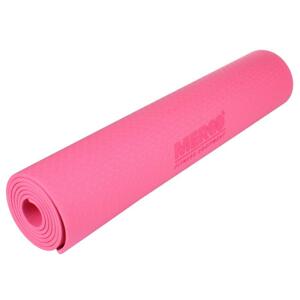 Merco Yoga TPE 6 Mat podložka na cvičení - tm. růžová