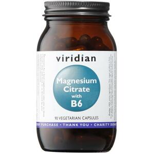 Viridian Magnesium Citrate with Vitamin B6 (Hořčík s vitamínem B6) 90 kapslí