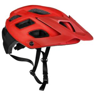 Spokey SINGLETRAIL Cyklistická přilba pro dospělé a juniory IN-MOLD,červená - 58-61 cm
