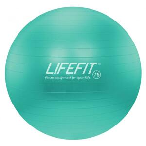 Lifefit Gymnastický míč Anti-burst 75 cm tyrkysový