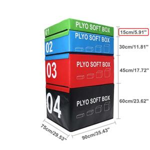 Sedco SOFT PLYOBOX 90x75x15-60 cm - modrá - 30 cm