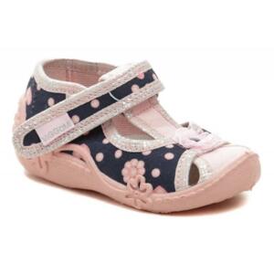 Vi-GGa-Mi růžové dětské plátěné sandálky MARYSIA - EU 21