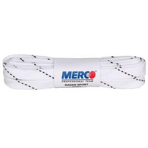 Merco PHW-12 tkaničky do bruslí voskované bílá - 270 cm