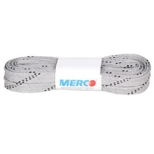 Merco PHW-12 tkaničky do bruslí voskované šedá sv. - 240 cm