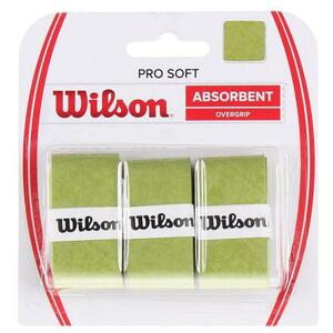 Wilson Soft Overgrip omotávka tl. 0,55 mm zelená - blistr 3 ks