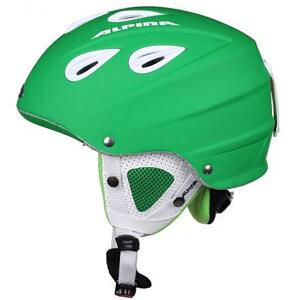 Alpina Grap lyžařská helma zelená matná - 57-61 cm