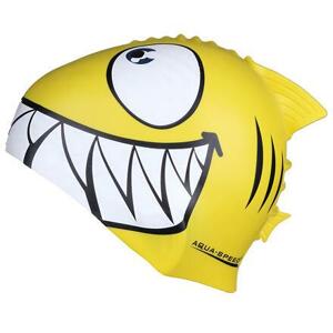 Aqua-Speed Shark dětská koupací čepice žlutá