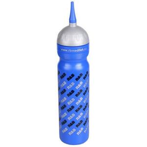 R B Sportovní láhev logo s hubicí modrá - 1000 ml