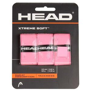 Head XtremeSoft 3 overgrip omotávka tl. 0,5 mm růžová - 3 ks