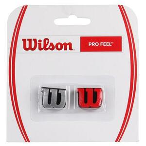 Wilson Pro Feel vibrastop červená-stříbrná - blistr 2 ks