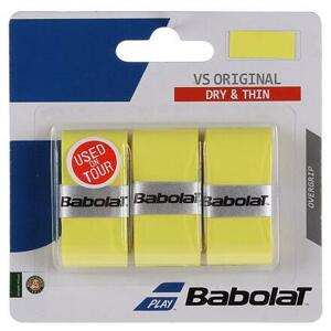 Babolat VS Original overgrip omotávka tl. 0,4 mm žlutá - 3 ks