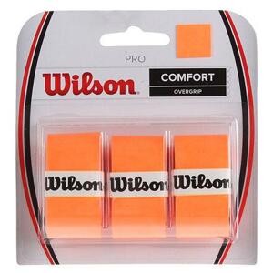 Wilson Pro Overgrip omotávka tl. 0,55 mm oranžová - blistr 3 ks