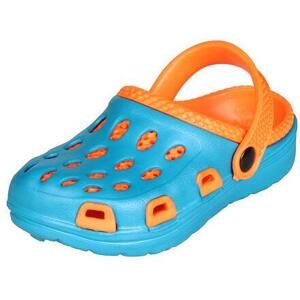 Aqua-Speed Silvi dětské pantofle modrá-oranžová - EU 29