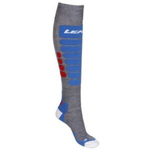 Lenz Skiing 3.0 lyžařské ponožky šedá-červená - EU 45-47