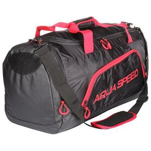 Aqua-Speed Duffle Bag sportovní taška černá-červená - 36 l