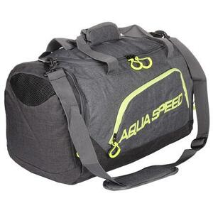 Aqua-Speed Duffle Bag sportovní taška šedá-žlutá - 24 l