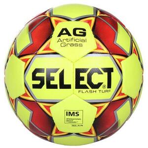 Select FB Flash Turf fotbalový míč žlutá-červená - č. 4