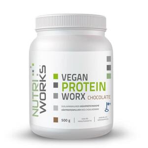 NutriWorks Vegan Protein Worx 500 g - čokoláda