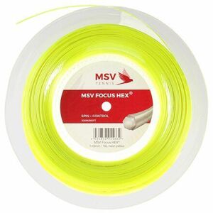 MSV Focus HEX tenisový výplet 200 m žlutá neon - 1,18