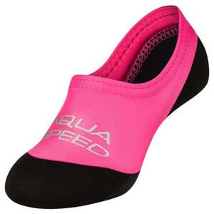 Aqua-Speed Neo dětské neoprenové ponožky růžová - EU 24/25