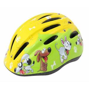 Etape Rebel dětská cyklistická helma žlutá-zelená - S/M 52-56 cm