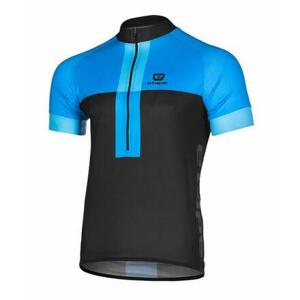 Etape Face cyklistický dres černá-modrá - XL