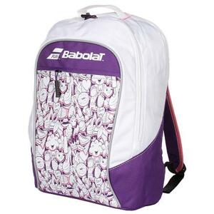 Babolat Club Backpack Junior 2020 dětský sportovní batoh bílá-fialová