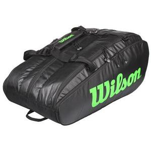 Wilson Tour 3 Comp 2019 taška na rakety černá-zelená