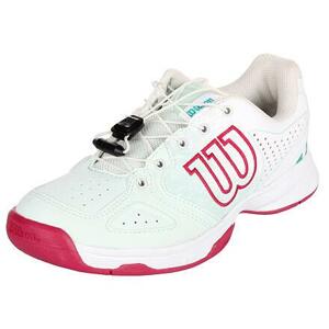 Wilson Kaos Junior QL 2021 juniorská tenisová obuv bílá - UK 3,5
