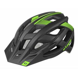 Etape Escape cyklistická helma černá-zelená - S/M (55-58 cm)