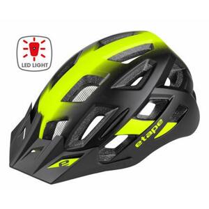Etape Virt Light cyklistická helma černá-žlutá - S/M (55-58 cm)