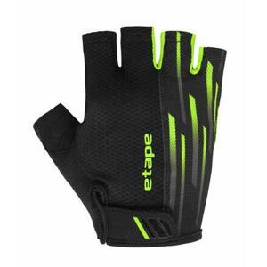 Etape Speed cyklistické rukavice černá-zelená - L