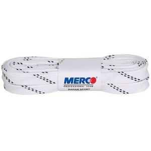 Merco PHW-10 tkaničky do bruslí voskované bílá - 270 cm