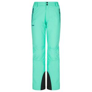 Kilpi GABONE-W tyrkysové dámské lyžařské kalhoty - 42