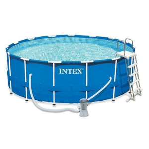 Intex Bazén 28242 METAL FRAME POOL 457x122 cm set s filtrací