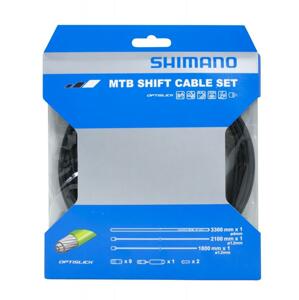 SHIMANO Bowdeny+lanka řadící set SH MTB OPTISLICK, černý