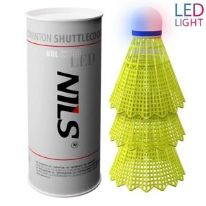 NILS Badmintonové míčky NBL6293 s LED 3 ks