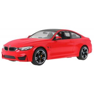 BMW M4 Coupe 1:14, RASTAR, licence, LED, metalický lak, odružená př. kola, červená
