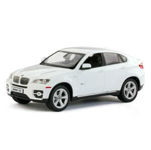 BMW X6 1:14, RASTAR, licence, LED, metalický lak, odružená př. kola, bílé