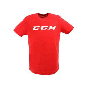 CCM Triko Big Logo Tee S21 SR - Senior, XXL, červená