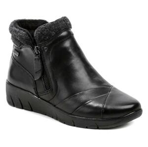 Jana 8-26411-27 černé dámské zimní boty šíře H - EU 38