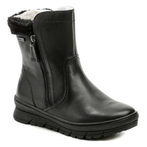 Jana 8-26440-27 černé dámské zimní boty šíře H - EU 38