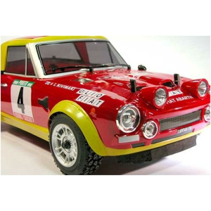 Fiat 124 Abarth Rally 4WD 1:10, licencováno, proporcionální, lak. karoserie, RTR sada + sleva 1000,- na příslušenství