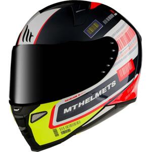 MT Helmets Revenge 2 RS černo-bílo-žluto-červená Integrální přilba + sleva 300,- na příslušenství - S 55-56 cm