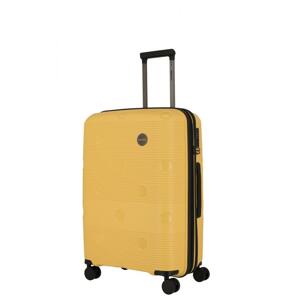 Travelite Smarty 4w M Yellow kufr + kosmetická taštička zdarma